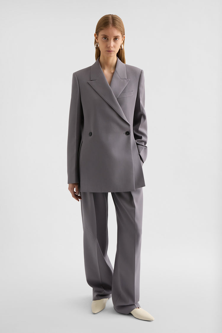jil sander wool gabardine tailored jacket for women