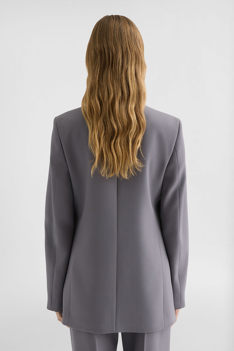 jil sander wool gabardine tailored jacket for women