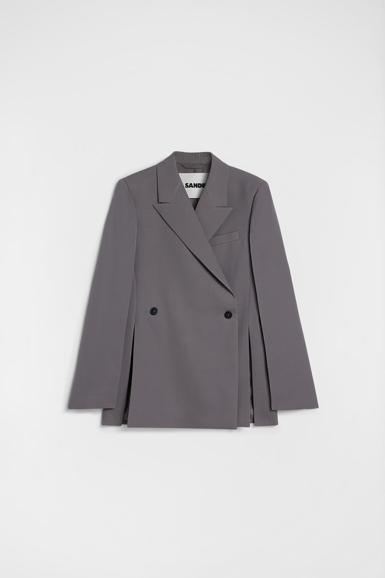 jil sander wool gabardine tailored jacket for women