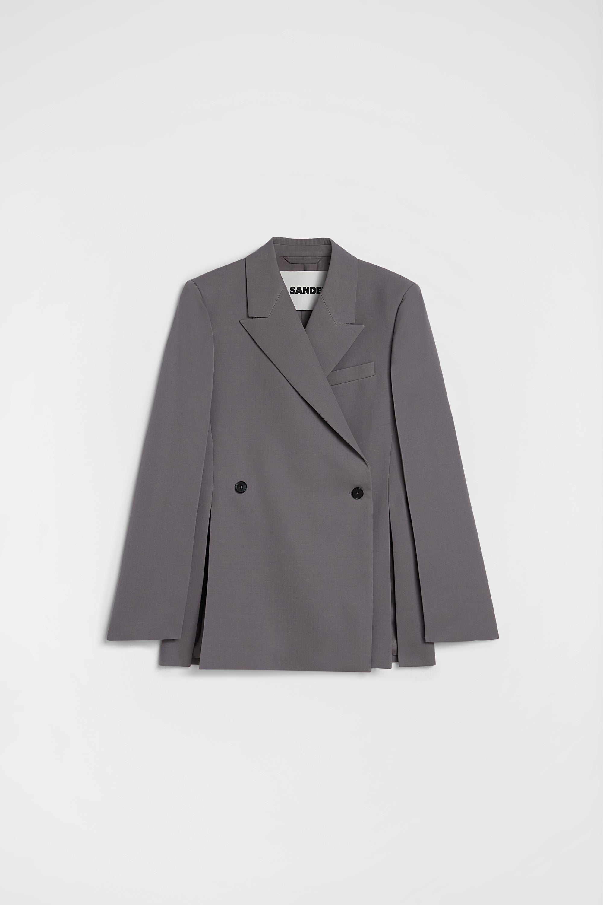 jil sander wool gabardine tailored jacket for women