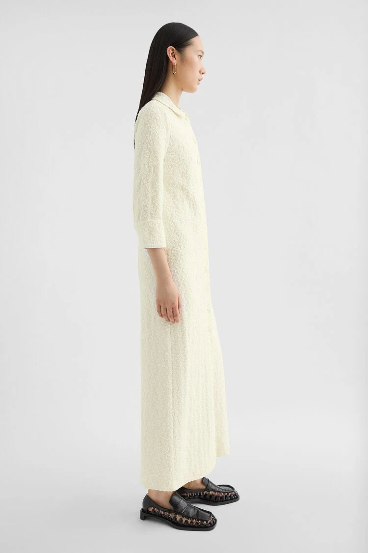 Viscose Gaufré Shirt Dress