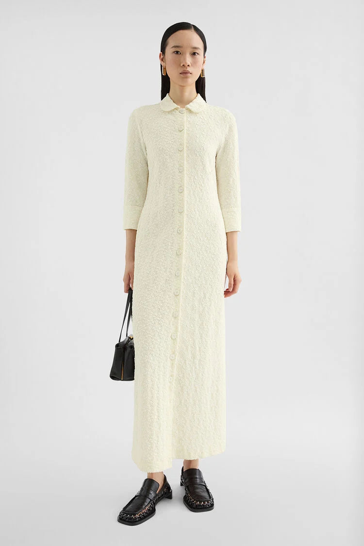 Viscose Gaufré Shirt Dress