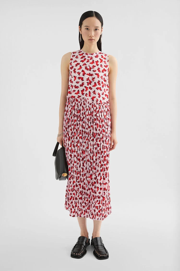 Fluid Viscose Printed Dress