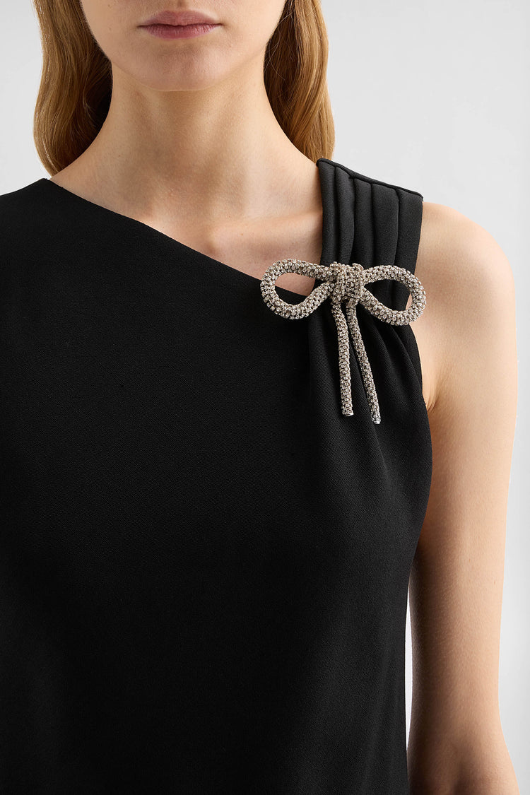 Silk Blend Evening Dress