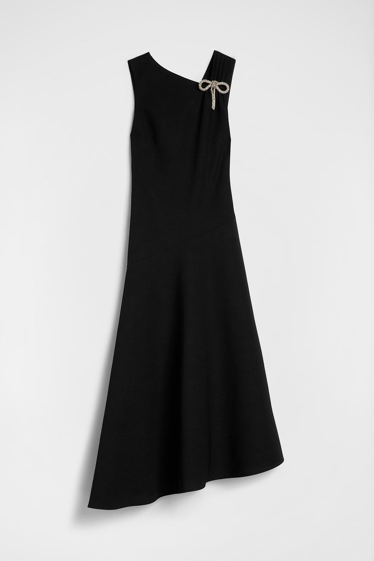 Silk Blend Evening Dress