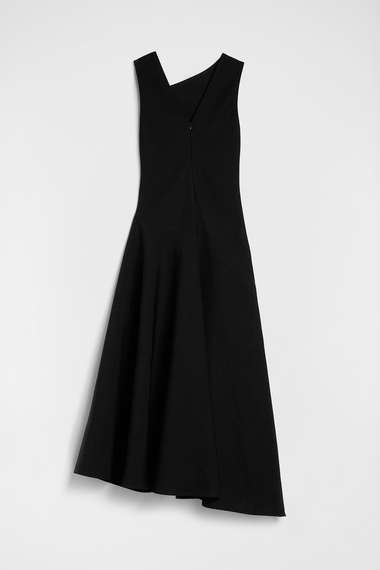 jil sander silk blend evening dress for women