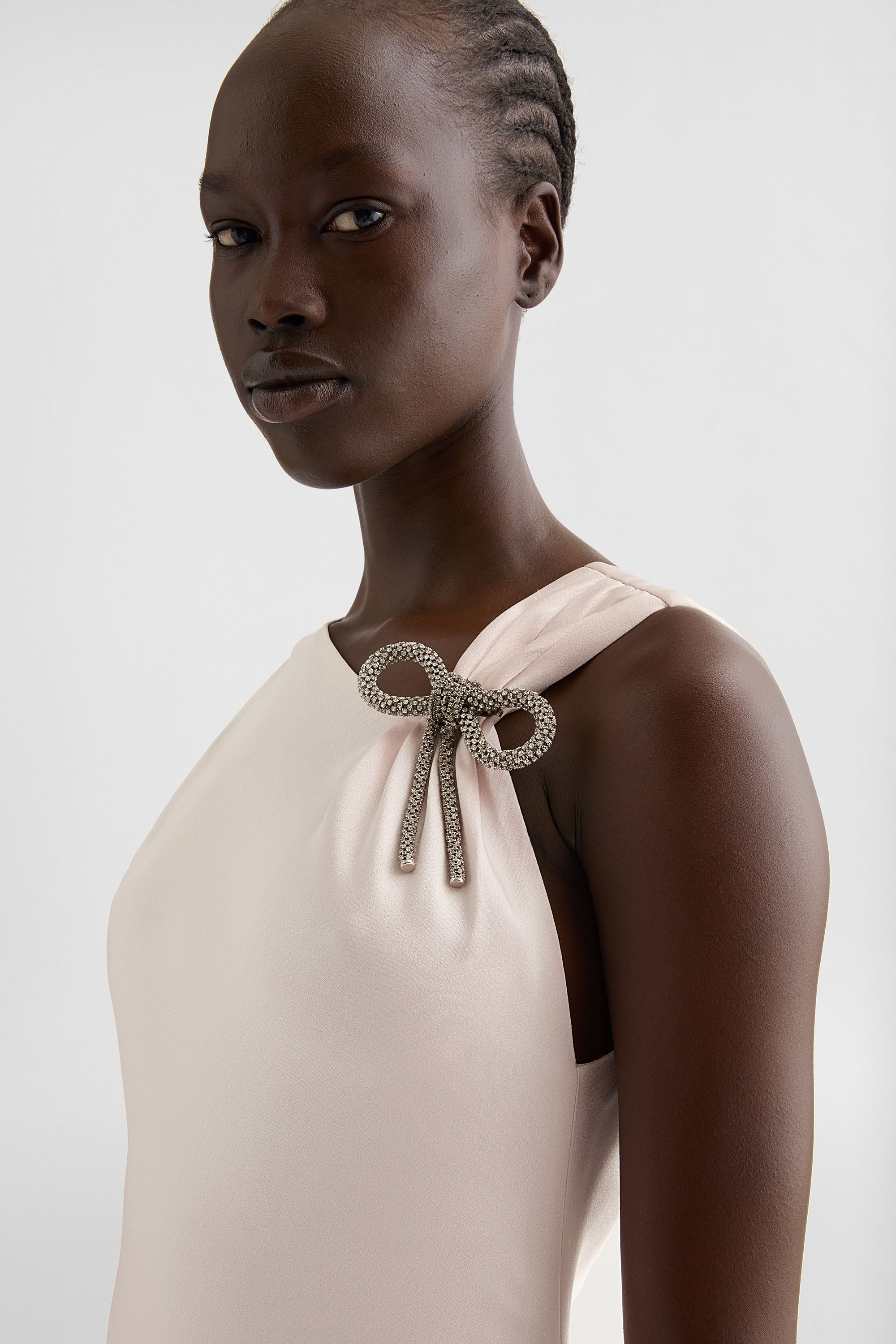 jil sander envers satin evening dress for women