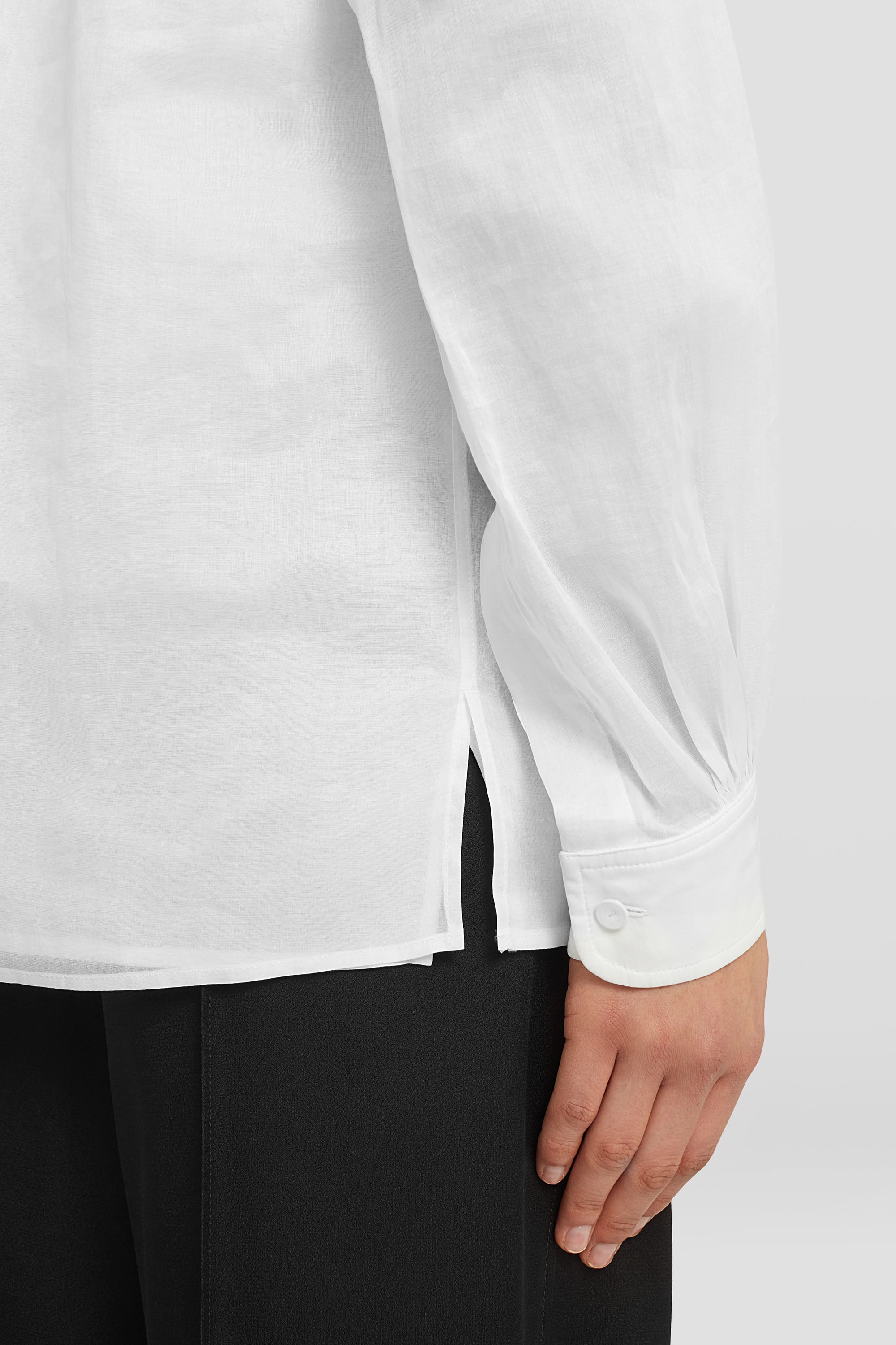 jil sander pleated shirt for women