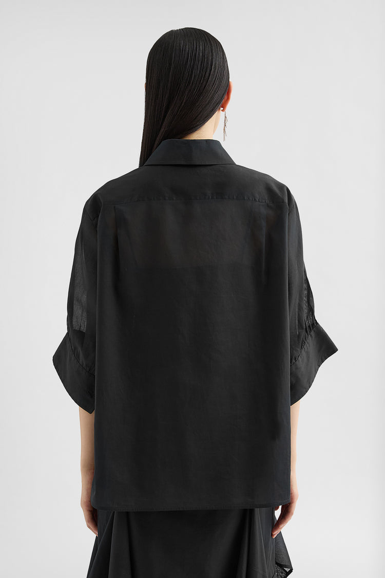 جيل ساندر قميص موسلين قطن لـ النساء