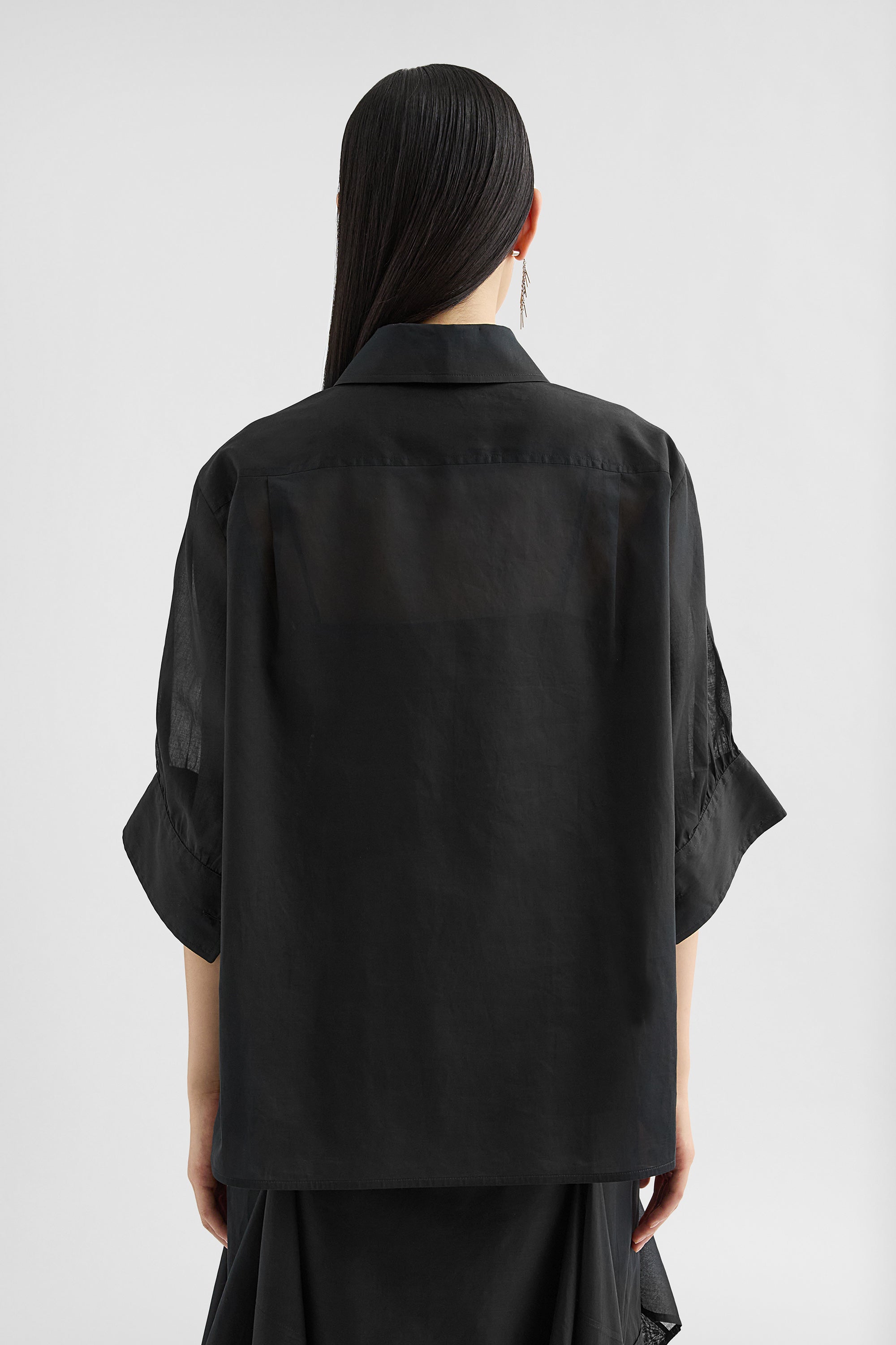 جيل ساندر قميص موسلين قطن لـ النساء