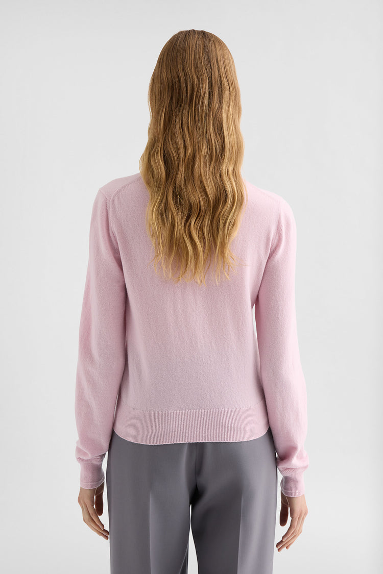 jil sander lightweight wool polo sweater for women