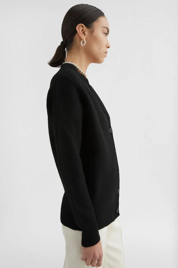 Lightweight Wool V-Neck Cardigan