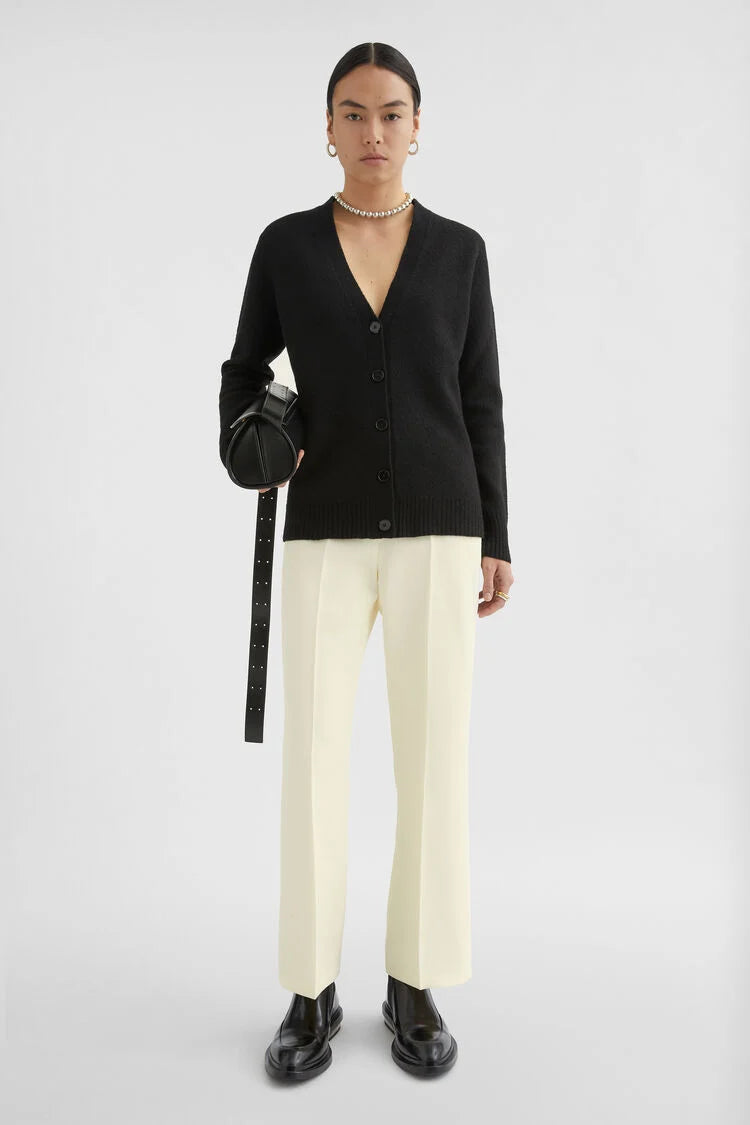 Lightweight Wool V-Neck Cardigan