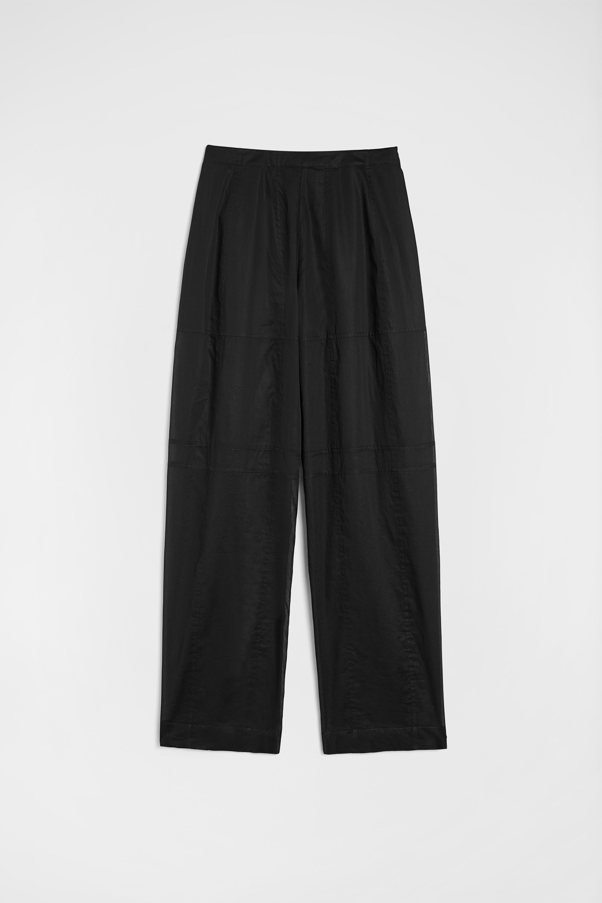 jil sander cotton muslin trousers for women