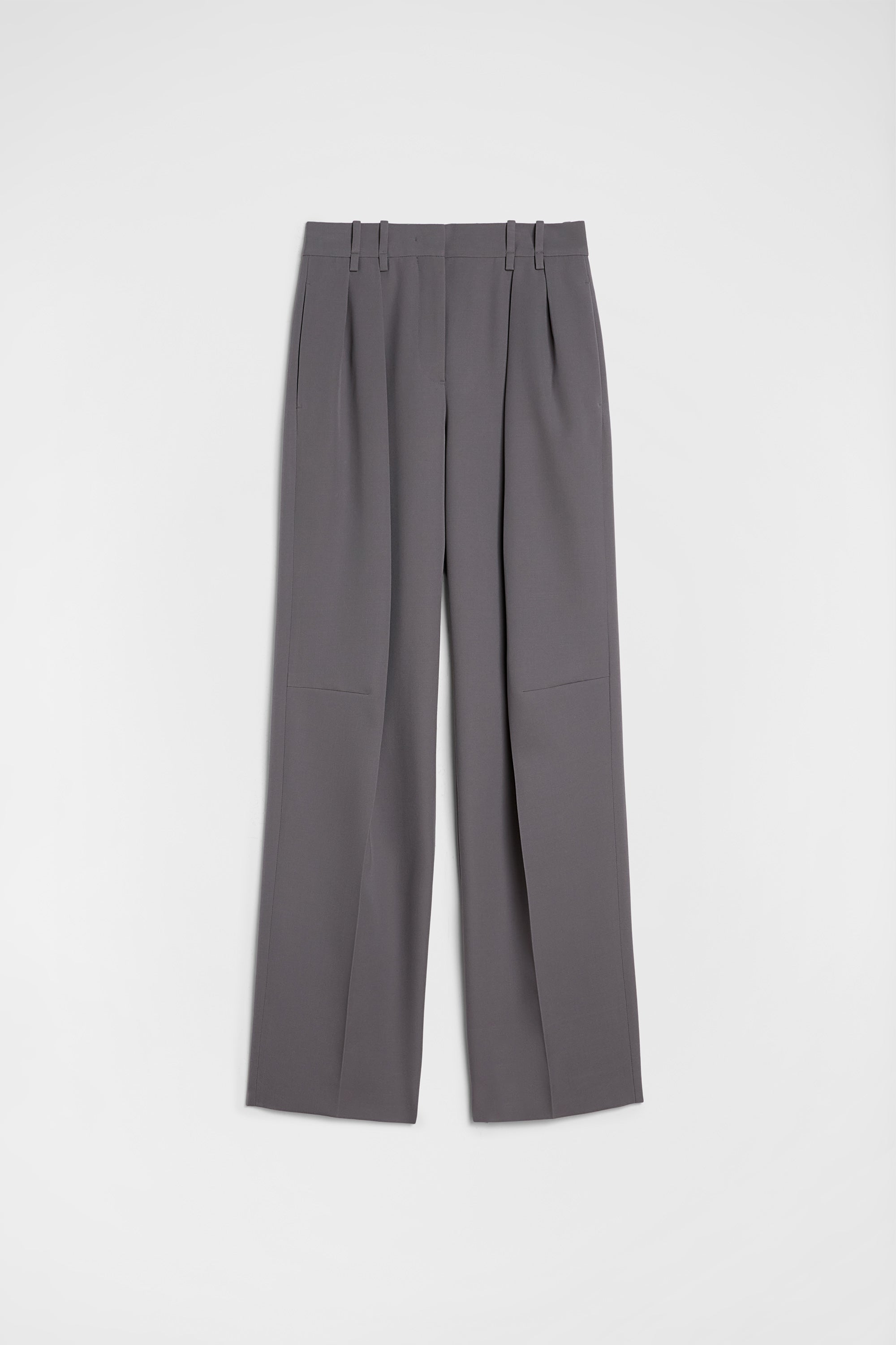 jil sander wool gabardine trousers for women