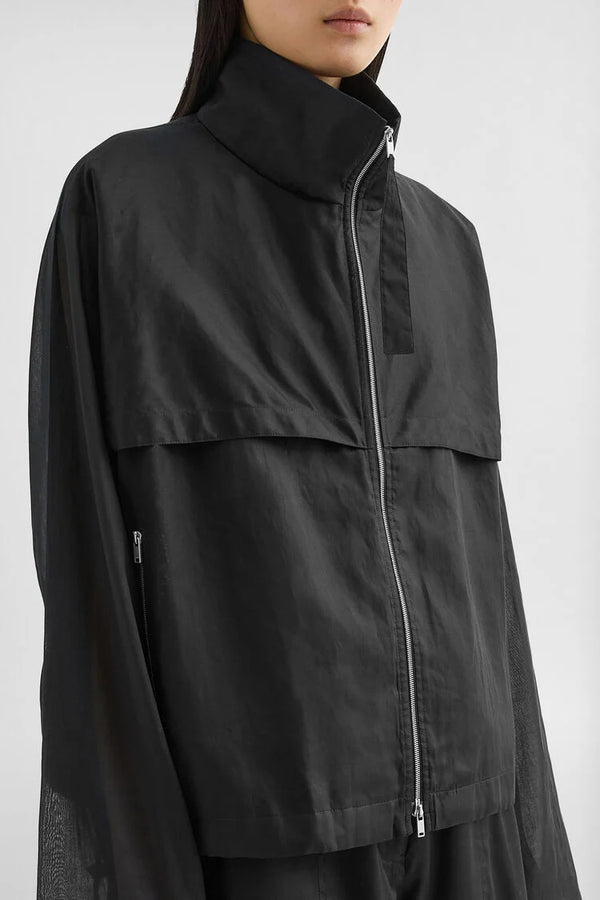 jil sander cotton muslin blouson for women