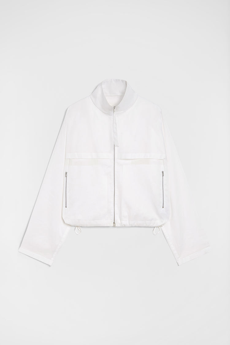 jil sander cotton muslin blouson for women