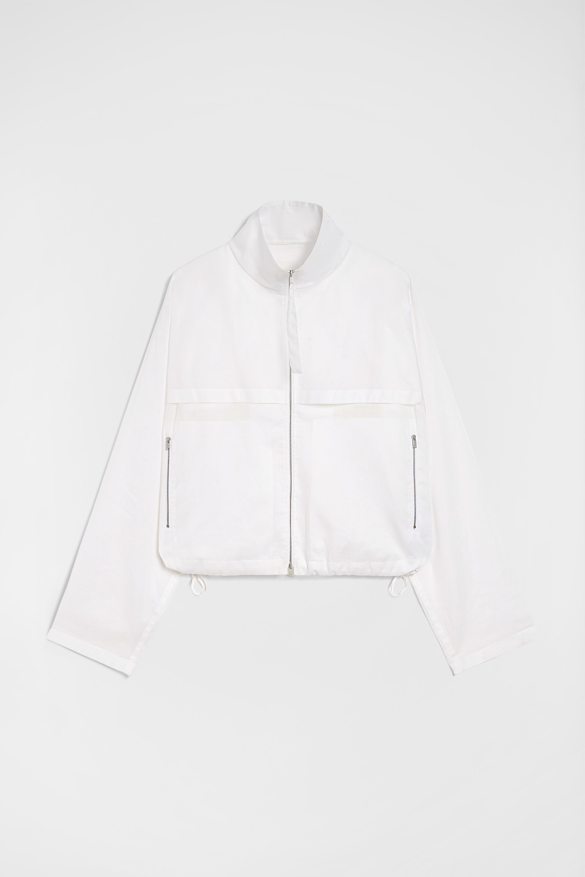 jil sander cotton muslin blouson for women