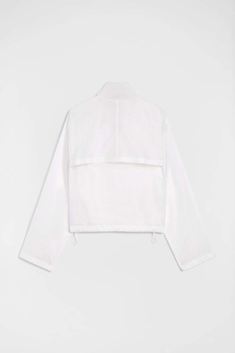 jil sander cotton muslin blouson for women
