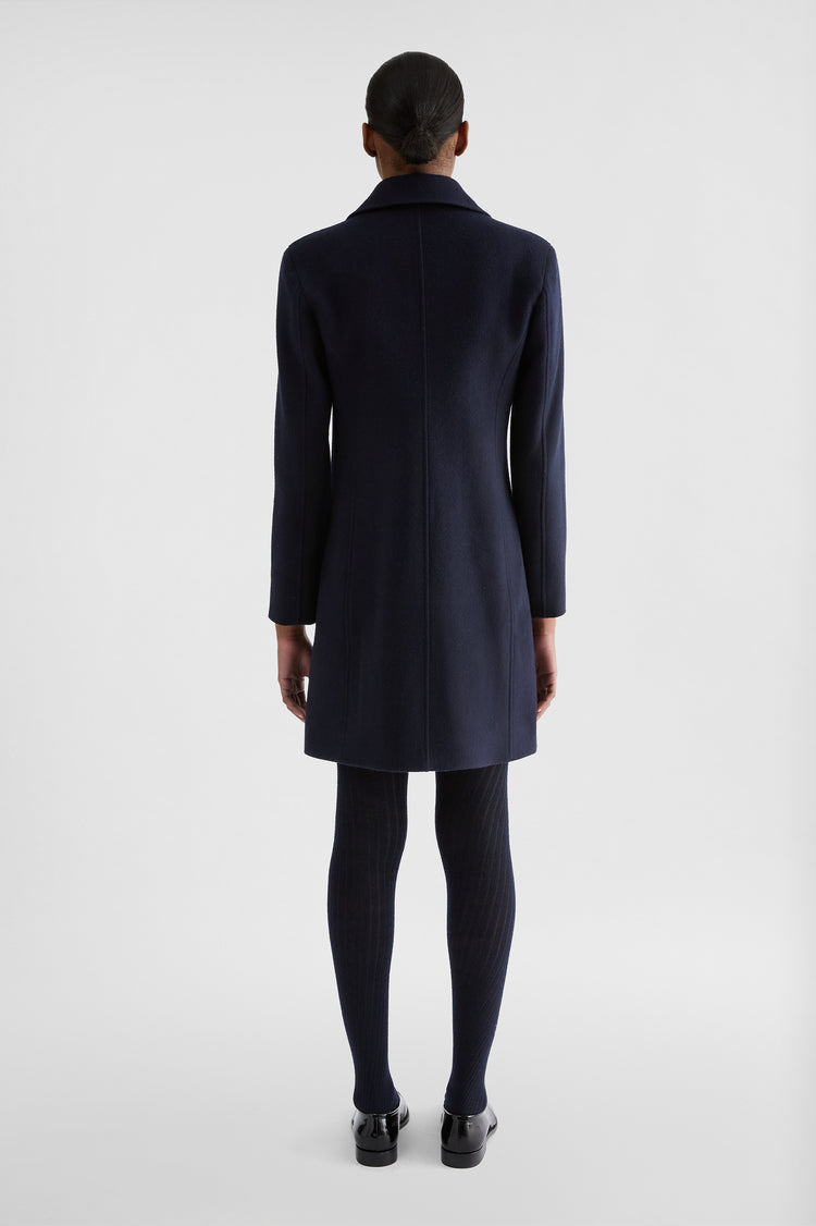 jil sander felt wool coat for women
