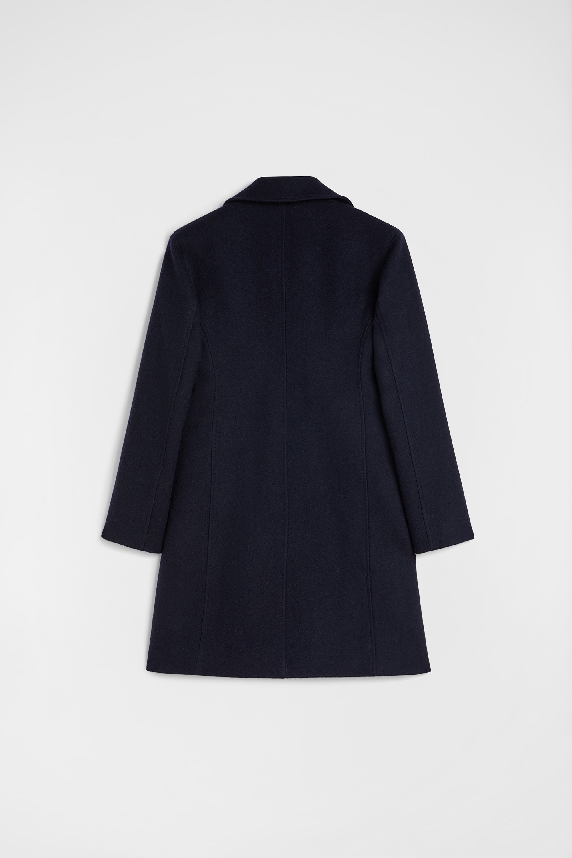 jil sander felt wool coat for women
