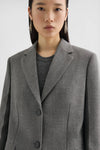 Wool Canvas Tailored Jacket