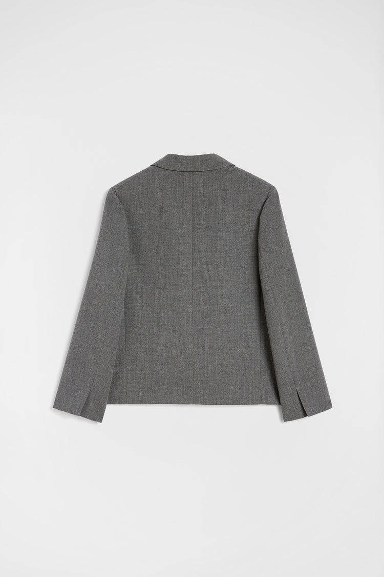 jil sander wool canvas tailored jacket for women