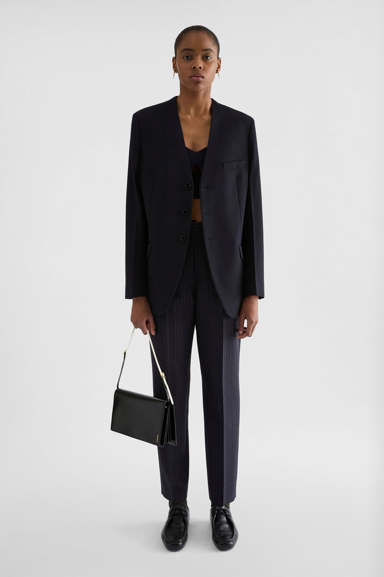 جيل ساندر wool gabardine tailored jacket لـ النساء
