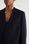 Wool Gabardine Tailored Jacket