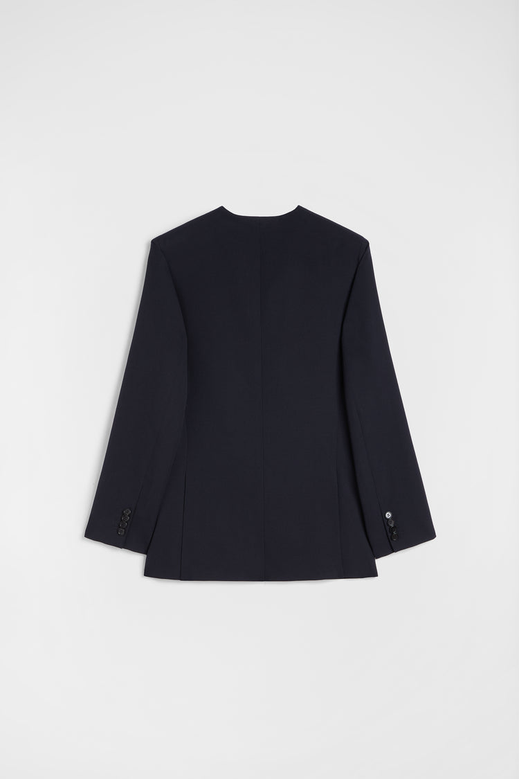 جيل ساندر wool gabardine tailored jacket لـ النساء