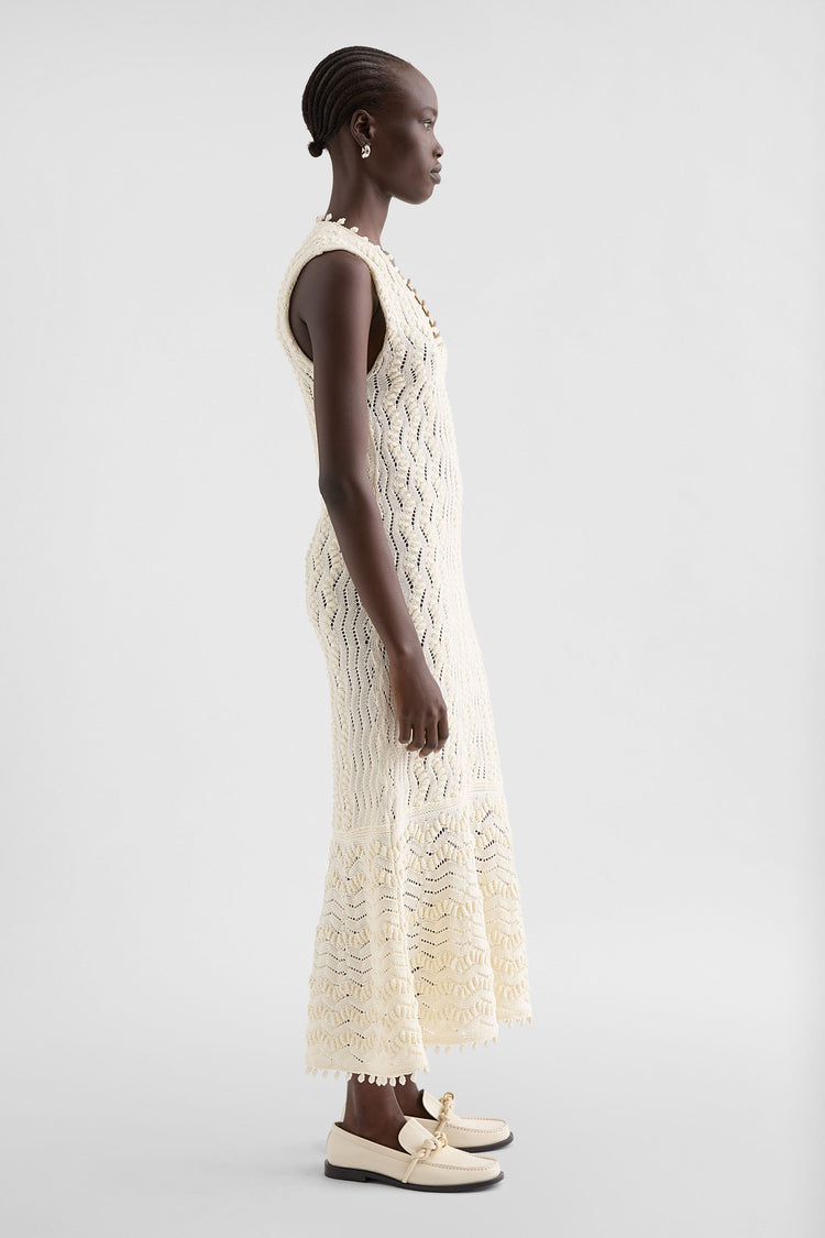 jil sander cotton knit dress for women