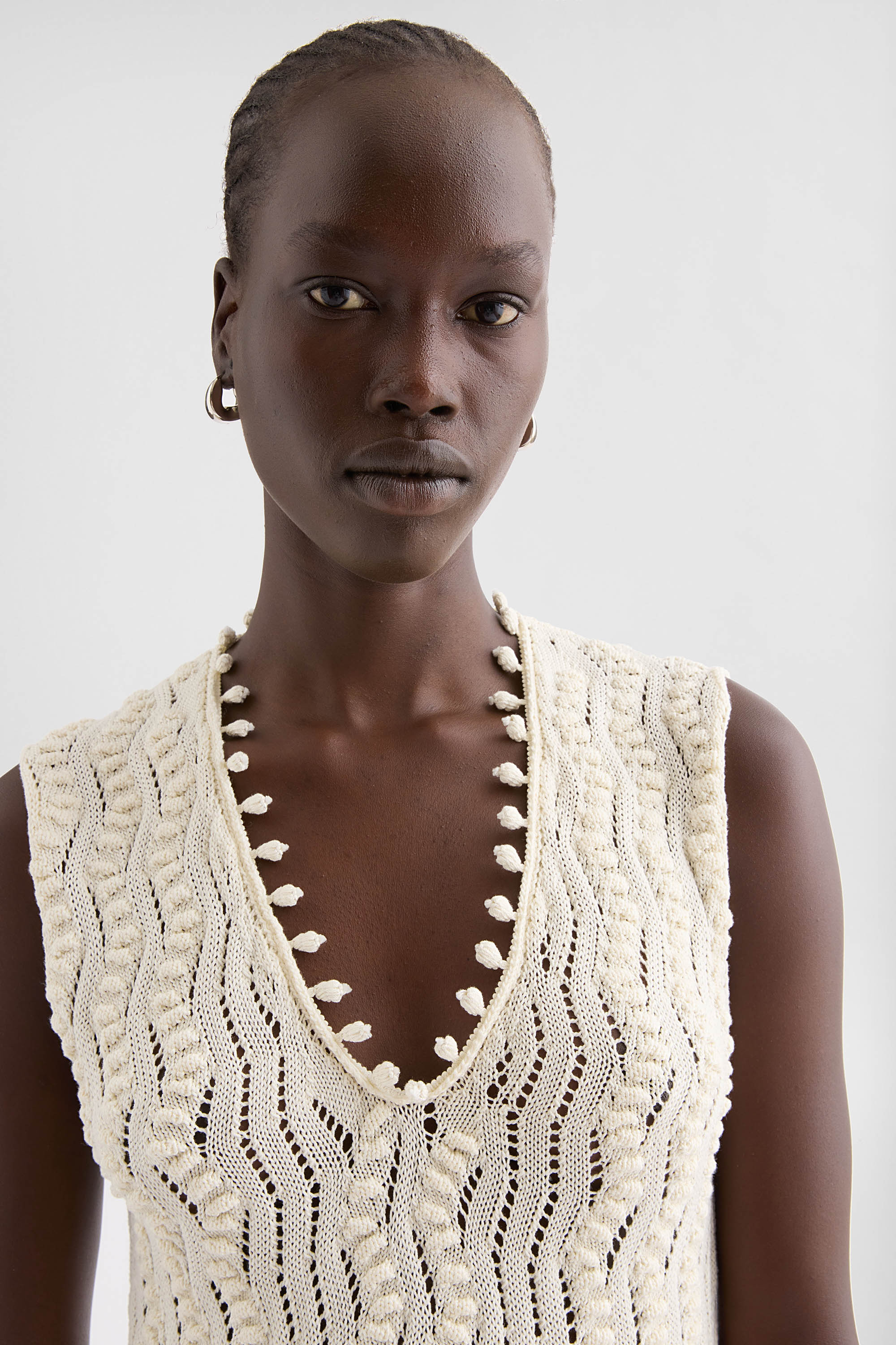 jil sander cotton knit dress for women