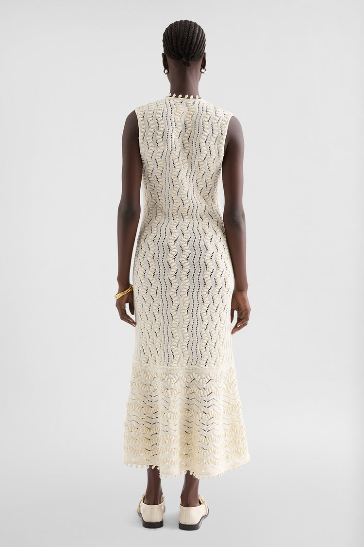 jil sander cotton knit dress for women