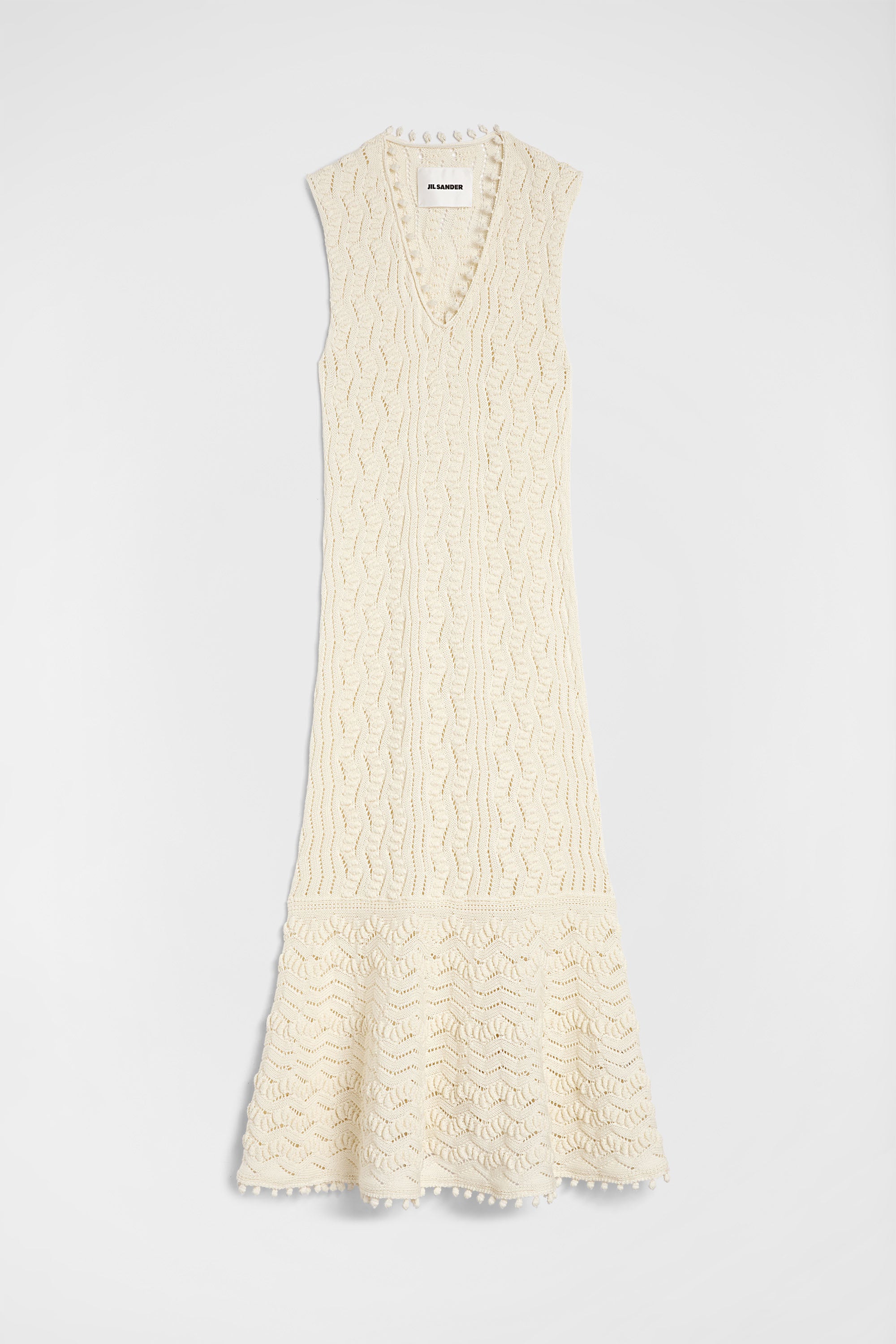 jil sander cotton knit dress for women