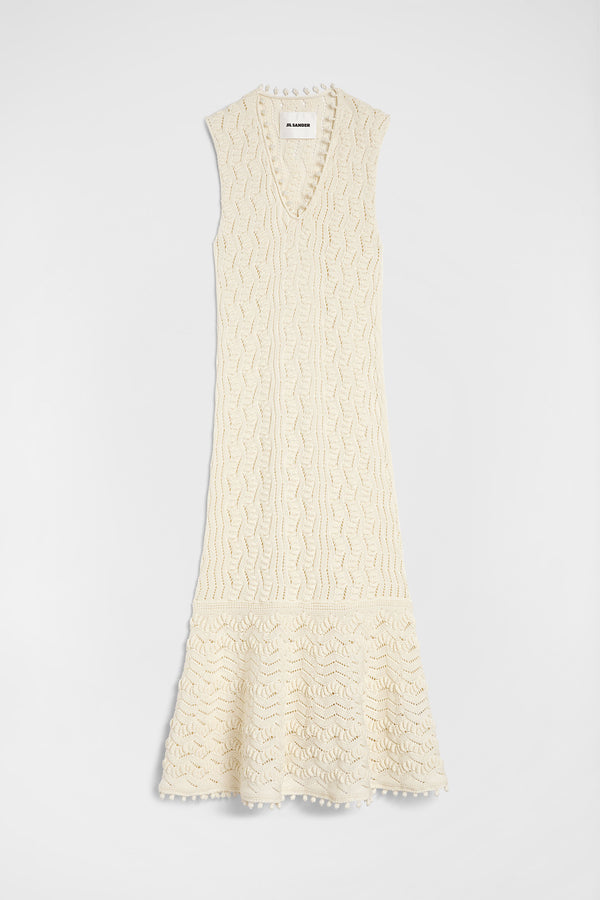 jil sander cotton knit dress for women