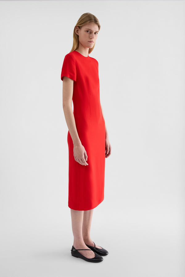 جيل ساندر cady crew-neck dress لـ النساء