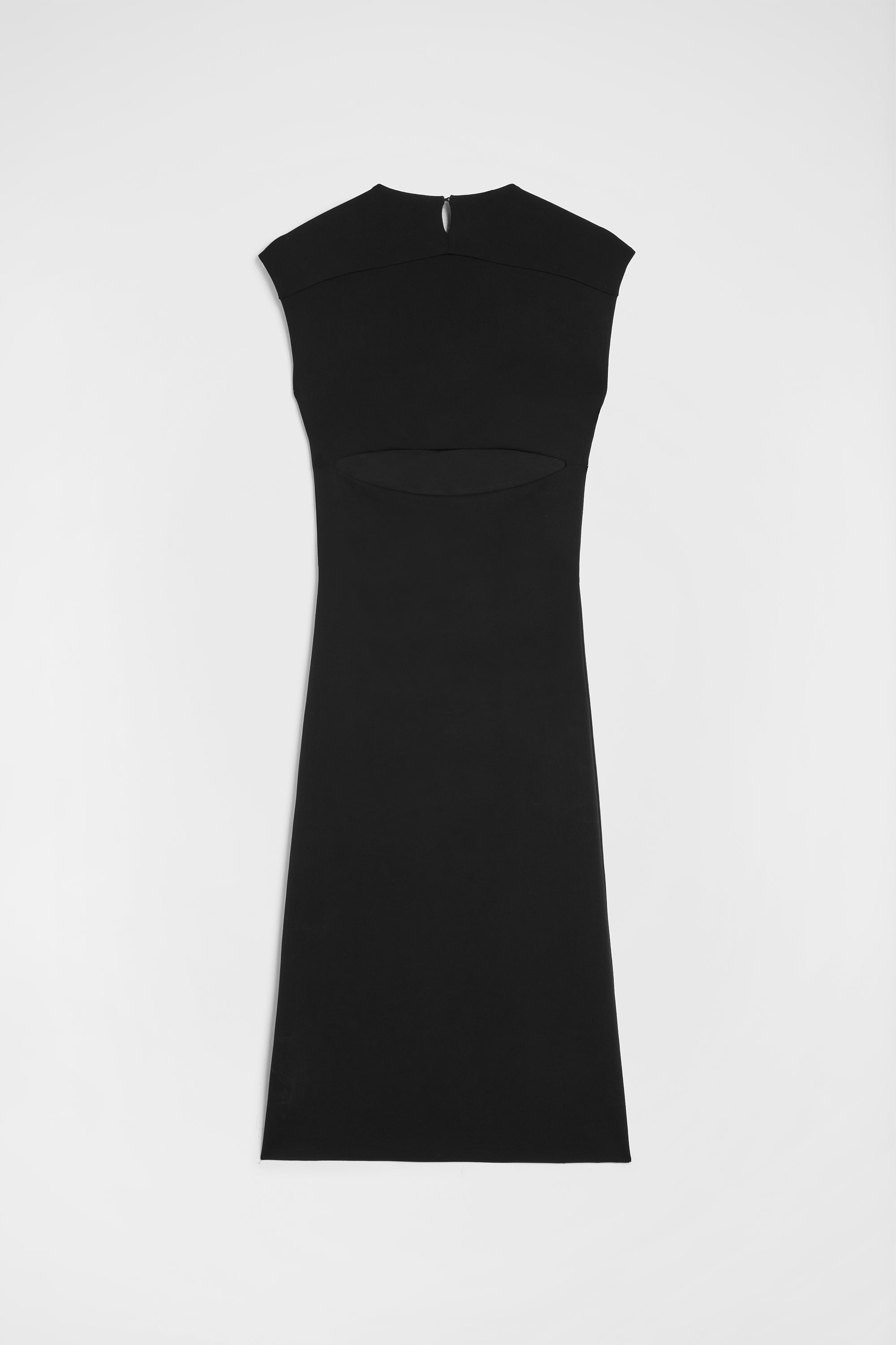 جيل ساندر lightweight viscose crew-neck dress لـ النساء