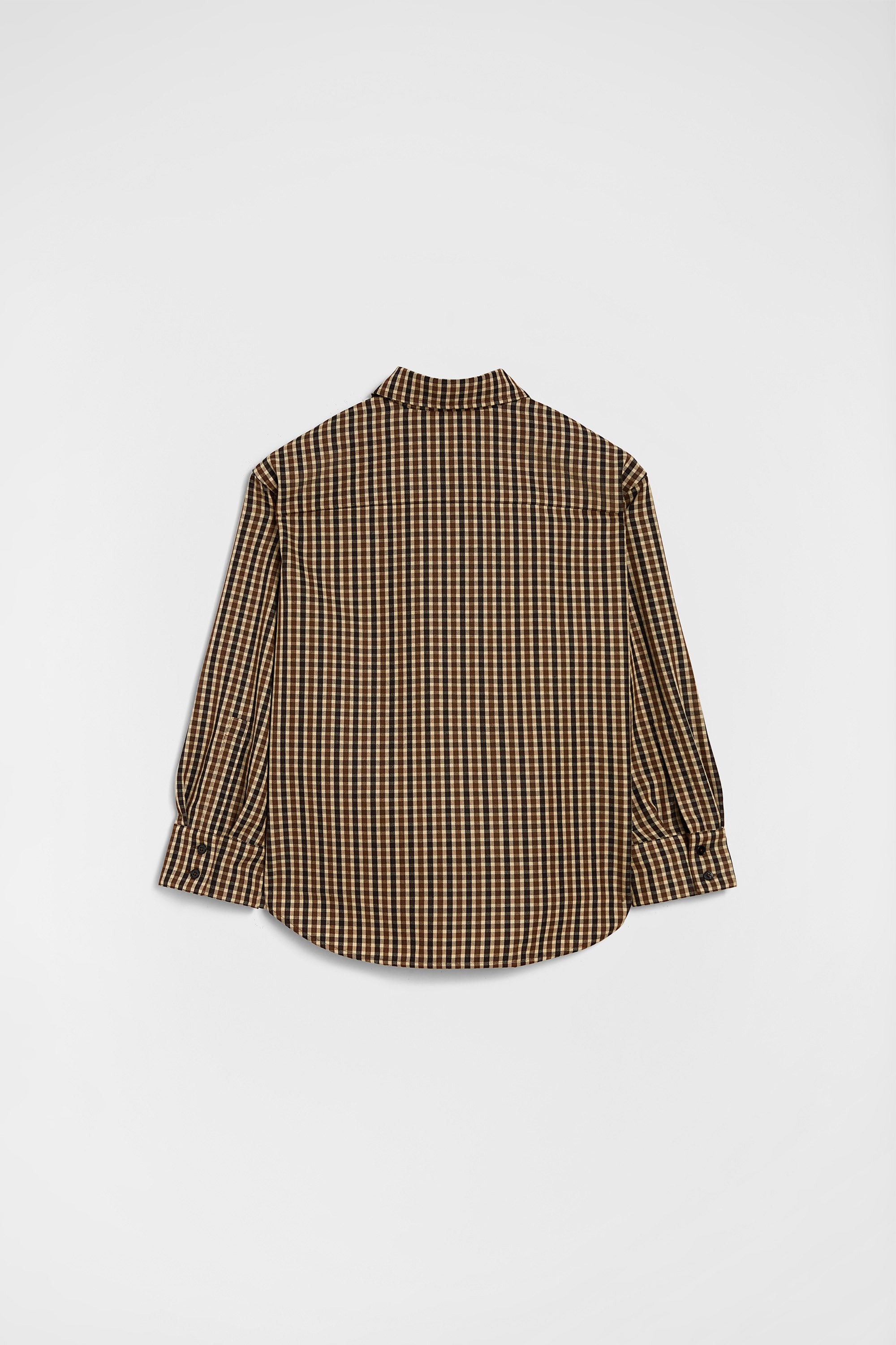 jil sander wool canvas printed shirt for women