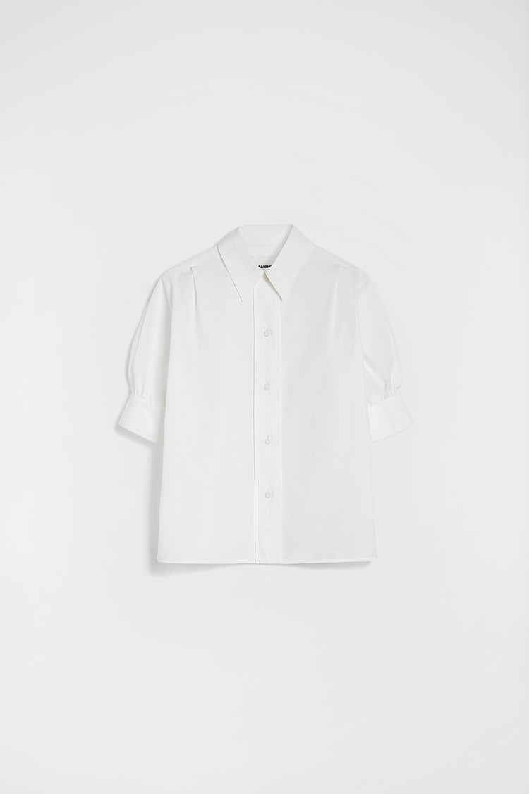jil sander cotton poplin shirt for women