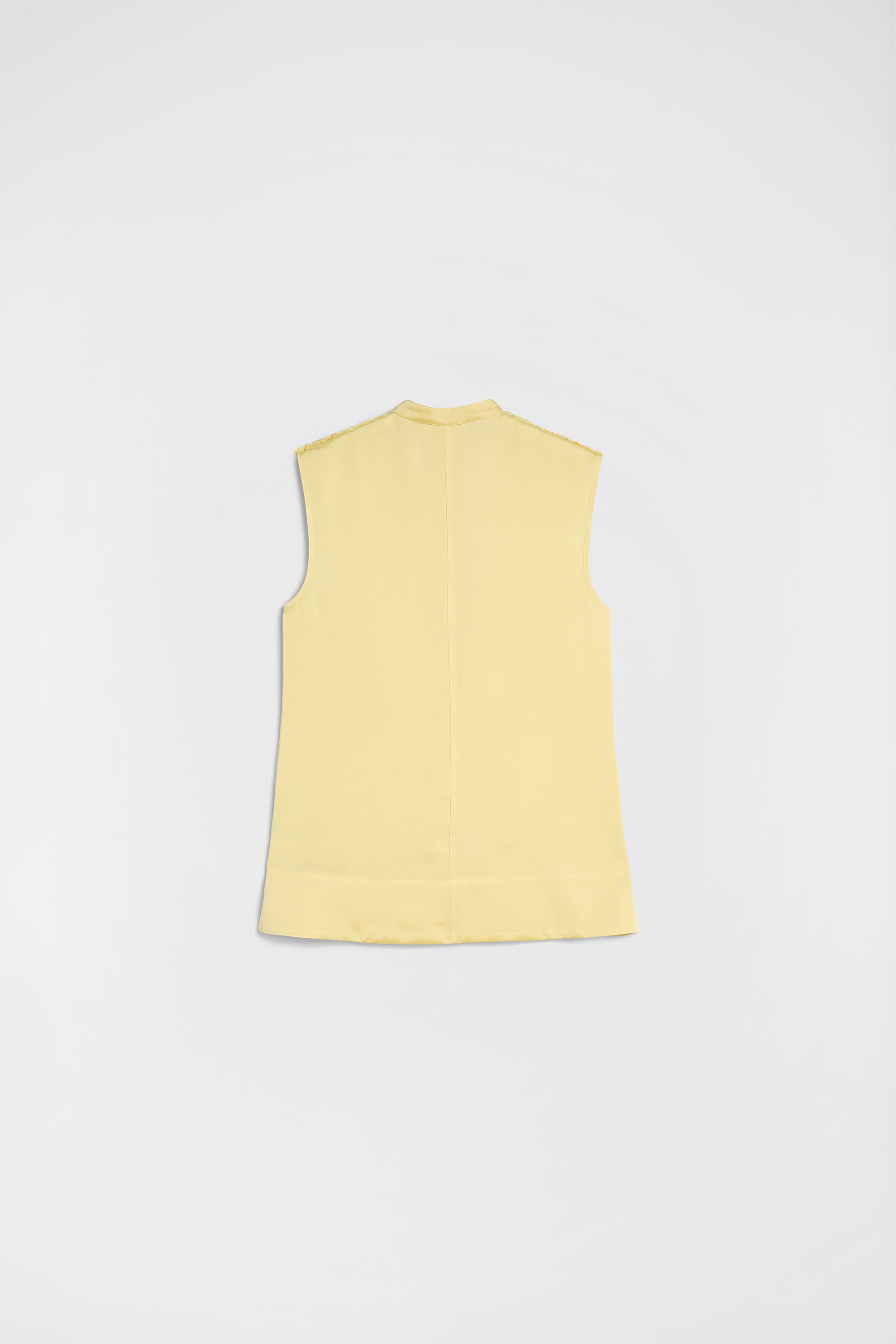 jil sander fluid viscose ruffle top for women