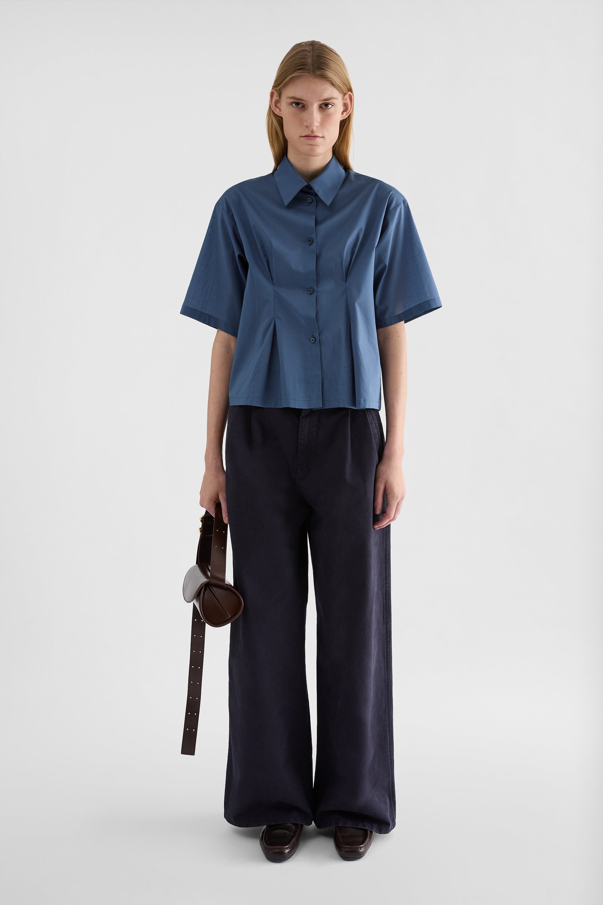 جيل ساندر cotton muslin  shirt لـ النساء