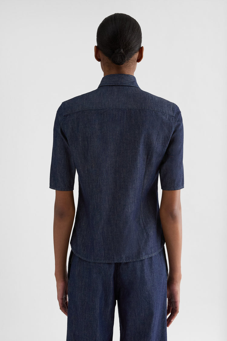 جيل ساندر cotton chambray shirt لـ النساء