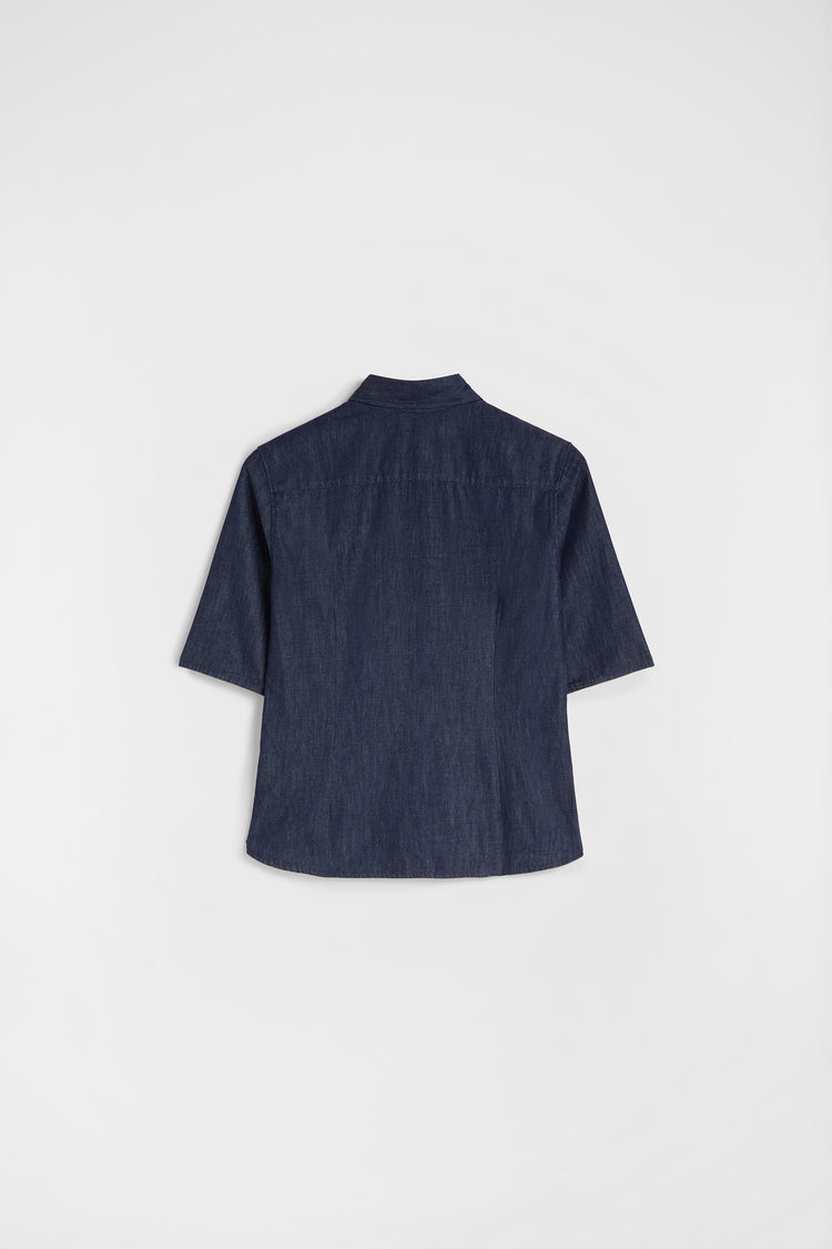 جيل ساندر cotton chambray shirt لـ النساء