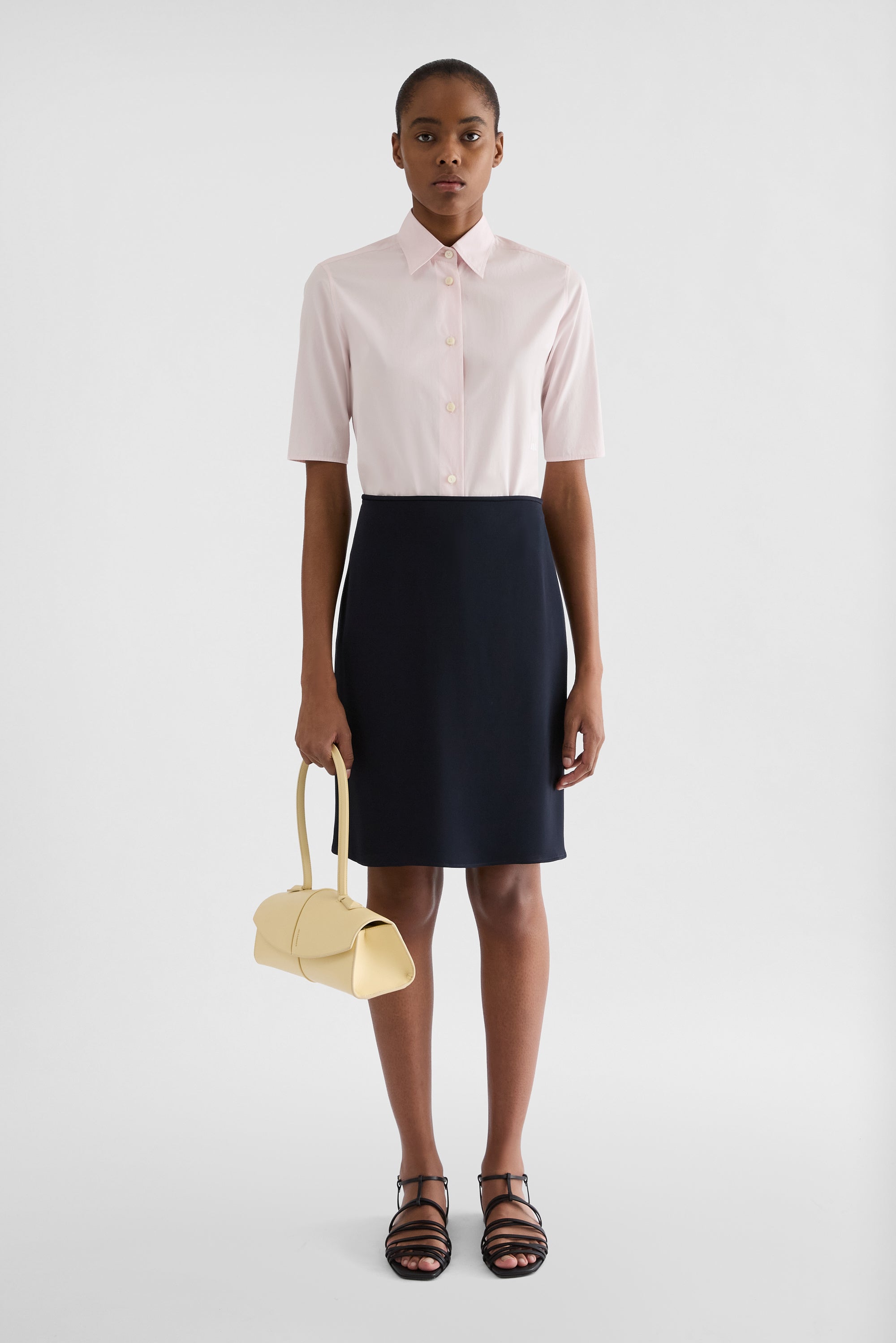 جيل ساندر lightweight cotton poplin shirt لـ النساء