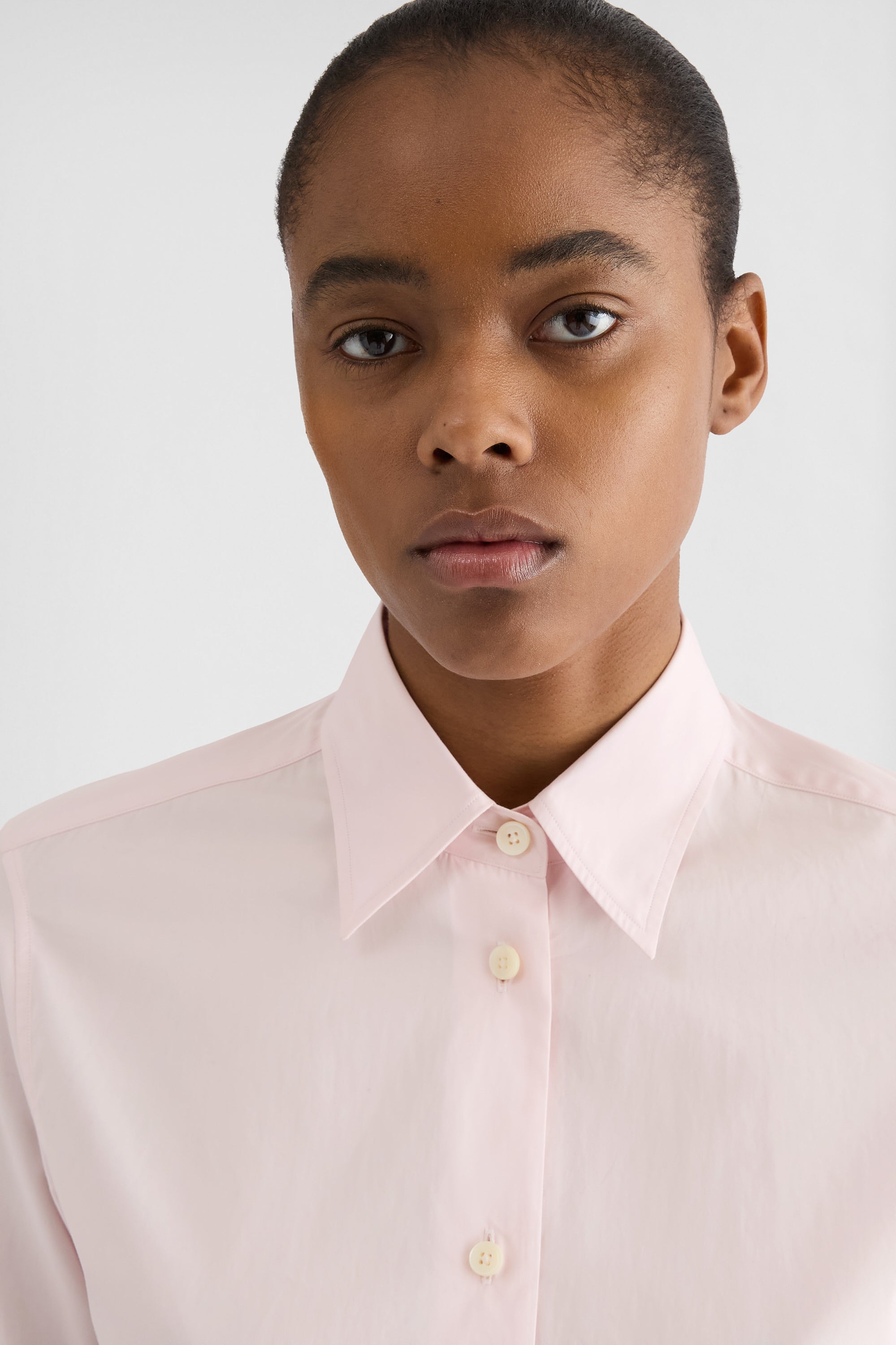 جيل ساندر lightweight cotton poplin shirt لـ النساء