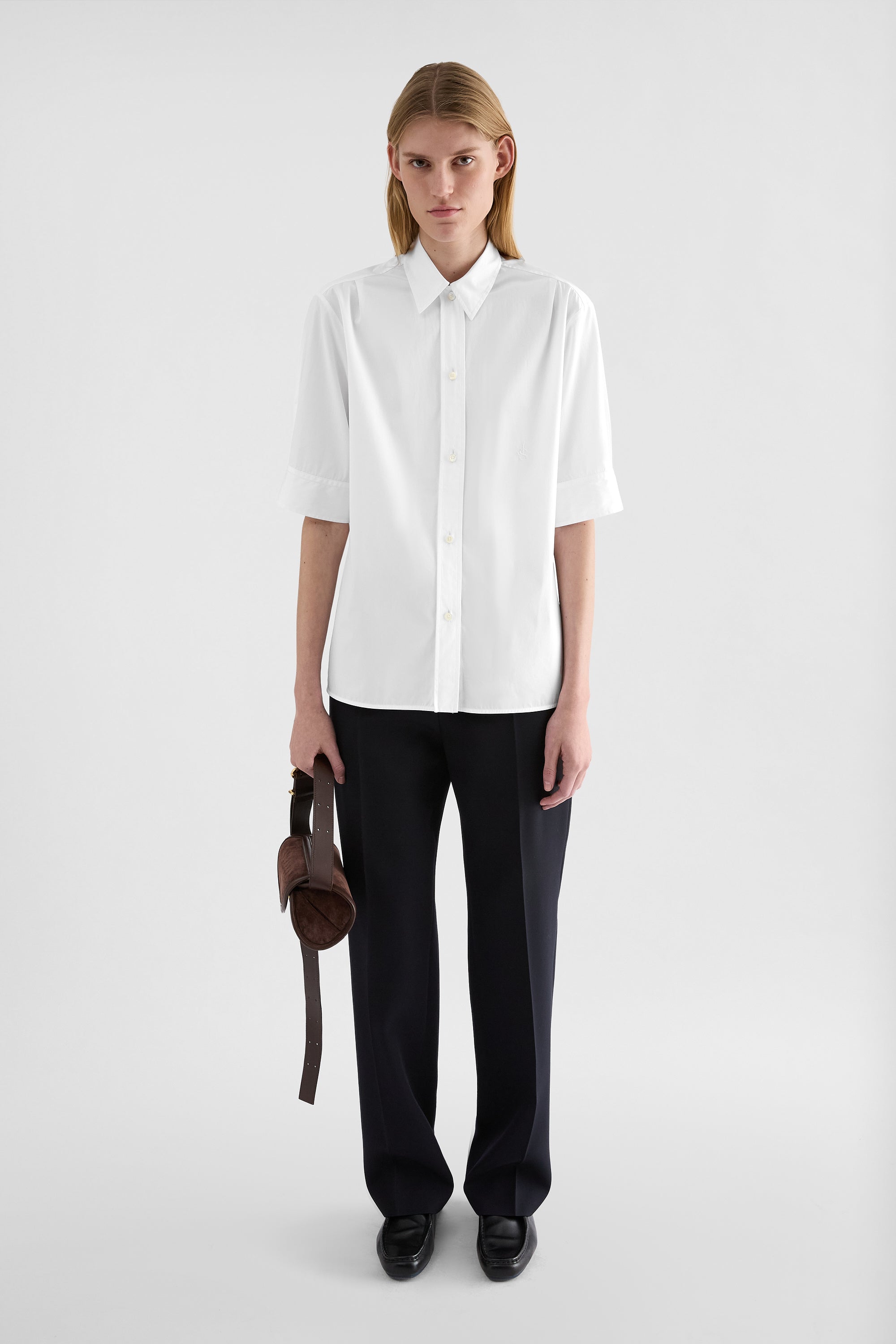 jil sander lightweight cotton poplin shirt for women
