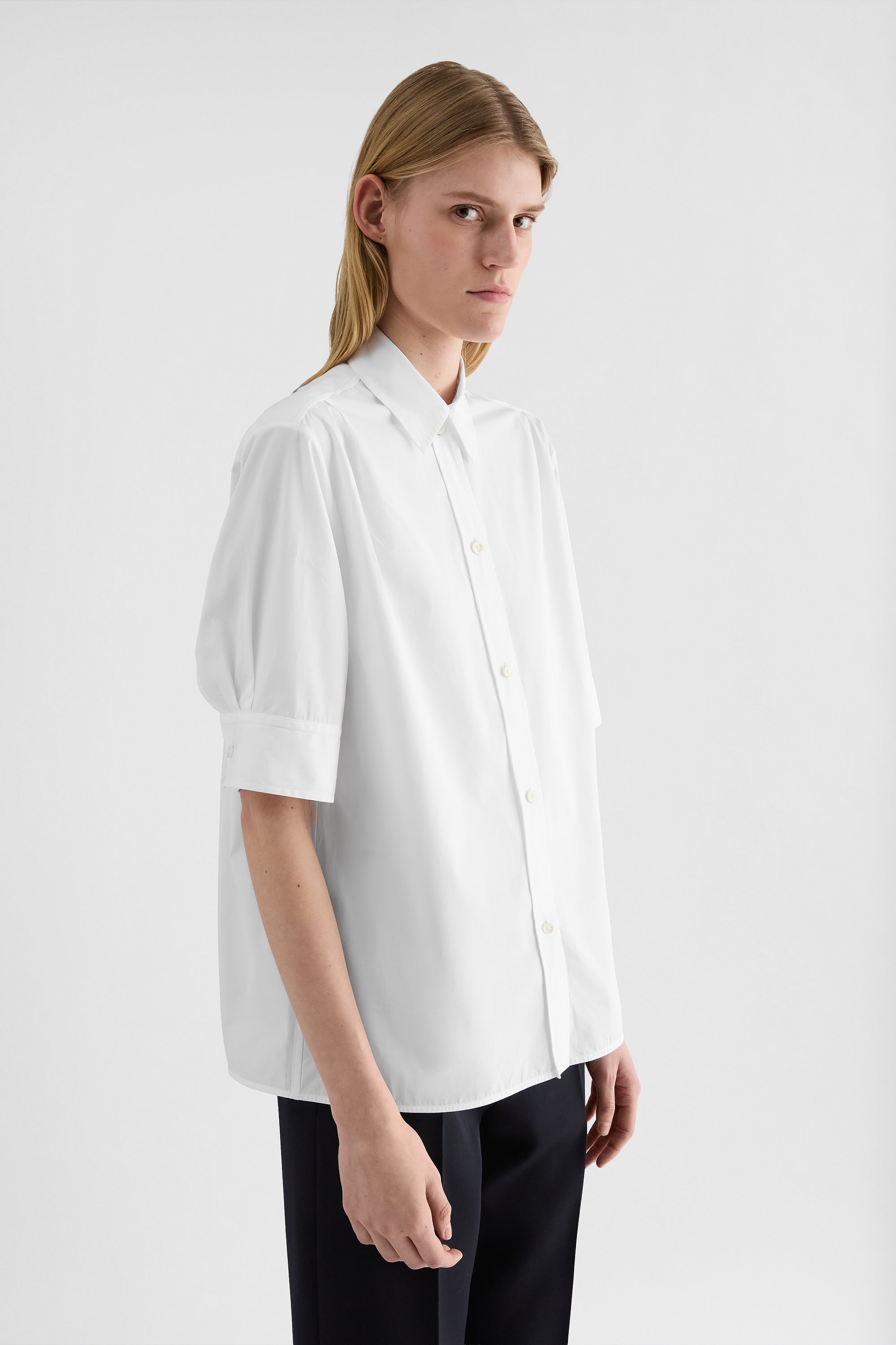 jil sander lightweight cotton poplin shirt for women