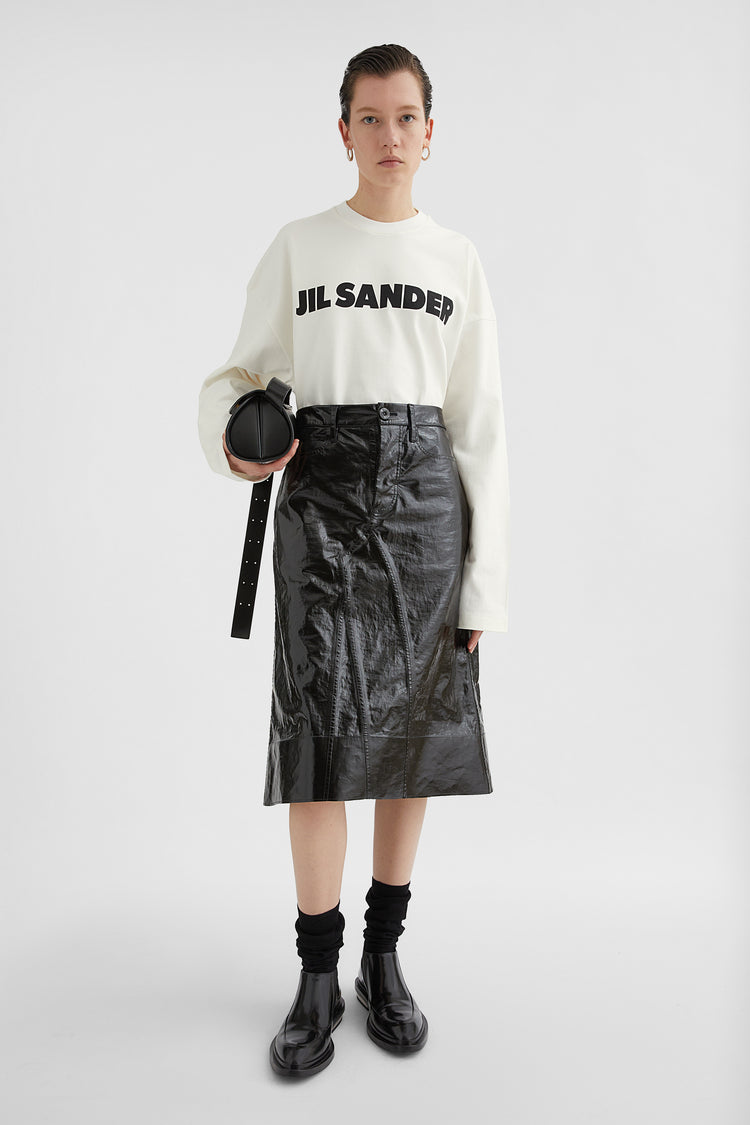 jil sander logo t-shirt for women