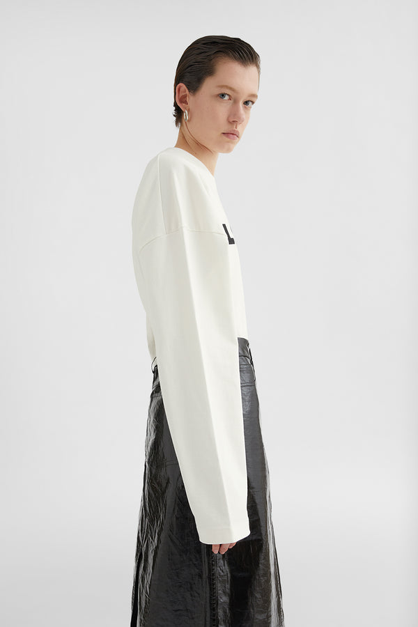 jil sander logo t-shirt for women