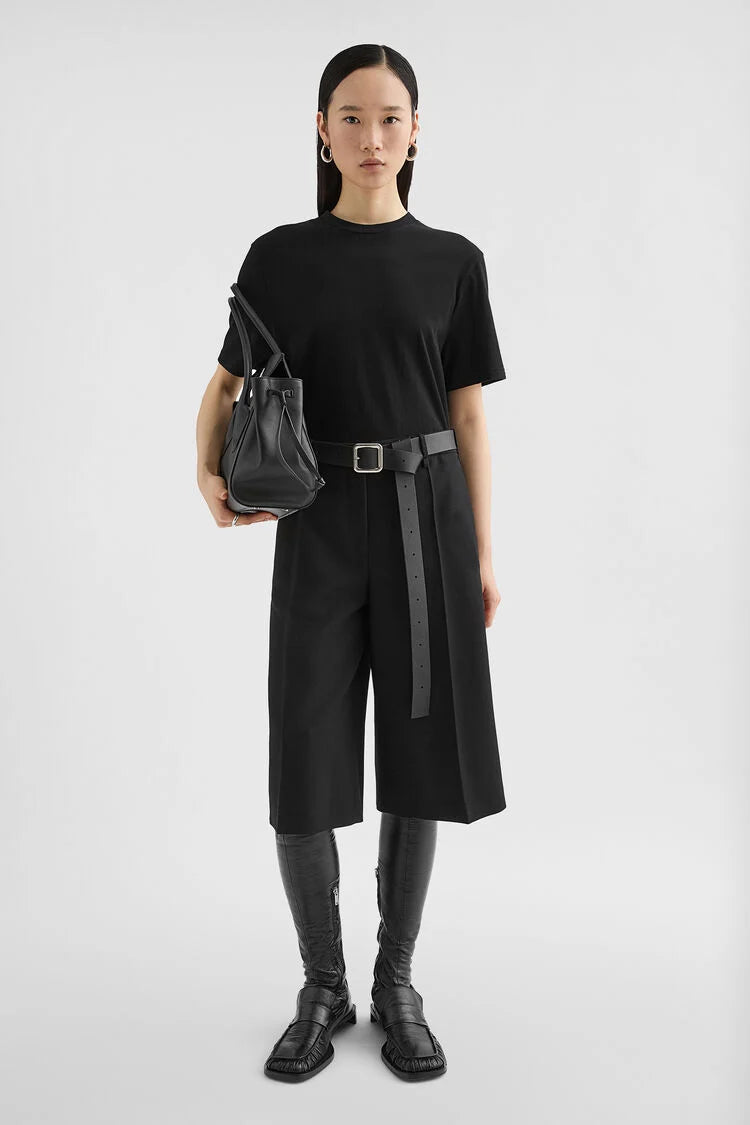 تي شيرت قطن برقبة دائرية